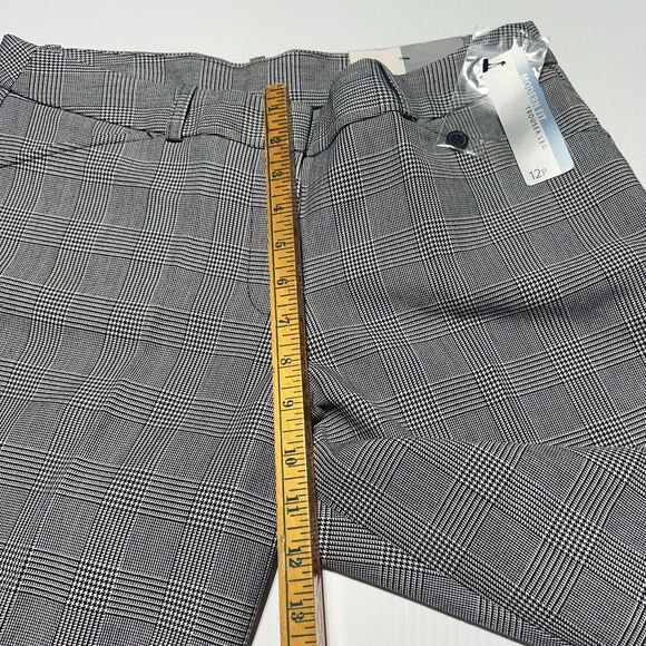 Worthington Modern Fit Pants Size 12 P Petite Houndstooth Plaid Trousers NWT - Picture 10 of 11